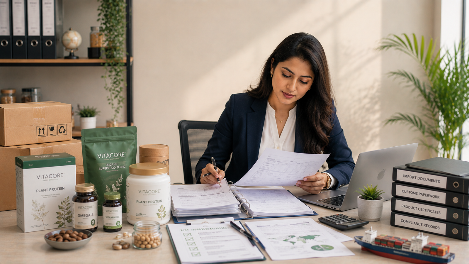 Nutraceutical and health supplement compliance